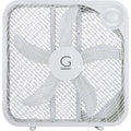 20" Box Fan, 3 Settings, Carry Handle, White Z834249
