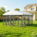 10x10 ft Heavy Duty Outdoor Dog Kennel R12266