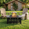 32 Inch Metal Outdoor Fire Pit F853565